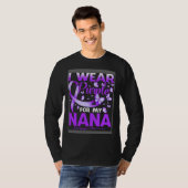 I Wear Purple For My Nana Epilepsy Awareness Tシャツ (正面フル)