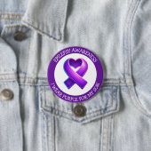 I Wear Purple for my Son | Epilepsy Awareness 缶バッジ (インサイチュ)