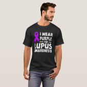 I Wear Purple For Myself Lupus Awareness Warriors  Tシャツ (正面フル)