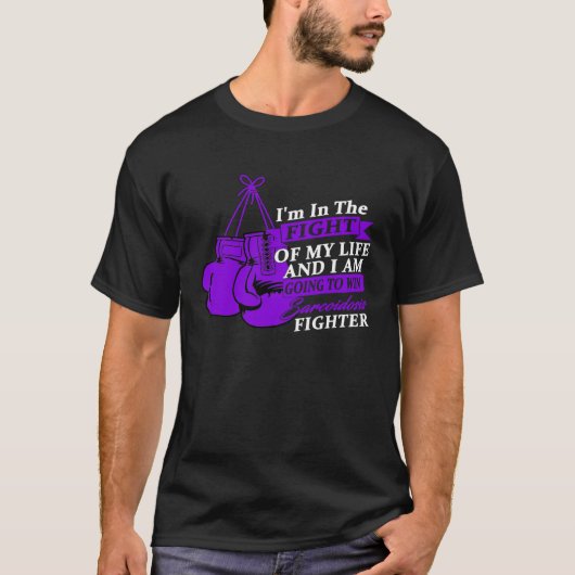 I Wear Purple For Sarcoidosis Awareness Warrior 1 Tシャツ (正面)