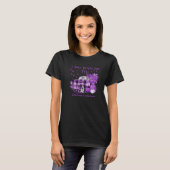 I Wear Purple Pumpkin Truck For Me Alzheimer's Awa Tシャツ (正面フル)