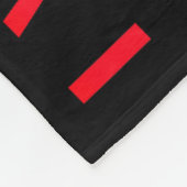 I Wear Red For My Brother Heart Disease Awareness  フリースブランケット (角)