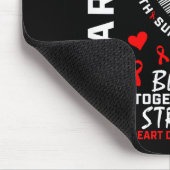 I Wear Red For My Nephew Heart Disease Awareness  マウスパッド (コーナー)