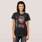 I Wear Red For My Nephew Heart Disease Awareness Tシャツ (正面フル)