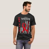 I Wear Red Im A Warrior Heart Disease Awareness Fl Tシャツ (正面フル)