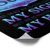 I Wear Teal &amp; Purple For My Son Suicide Preven ポスター (角)