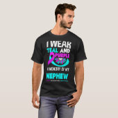 I Wear Teal And Purple For My Nephew Suicide Preve Tシャツ (正面フル)
