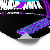 I Wear Teal Purple For My Brother  ポスター (角)