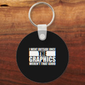 I Went Outside Once, Graphics Weren't That Good  キーホルダー (正面)