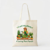 I Wet My Plants Customized Tote Bag トートバッグ (正面)