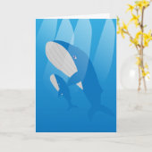 I Whale常にあなたを愛するパパ カード (黄色い花)