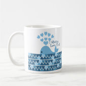 I Whaley愛! 青い コーヒーマグカップ (左)