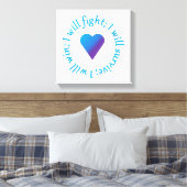 I WIllと戦う自殺認識度キャンバス印刷 キャンバスプリント (インサイチュ (寝室))