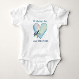 I will alway be your little turtle - baby bodysuit ベビーボディスーツ