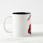 "I Will Be Home for Christmas" Mug – Festive Holid ツートーンマグカップ (左)