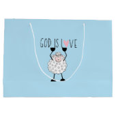 "I Will Care for My Sheep" Gift Bag ラージペーパーバッグ (裏面)