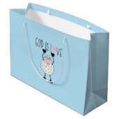 "I Will Care for My Sheep" Gift Bag ラージペーパーバッグ (裏面アングル)