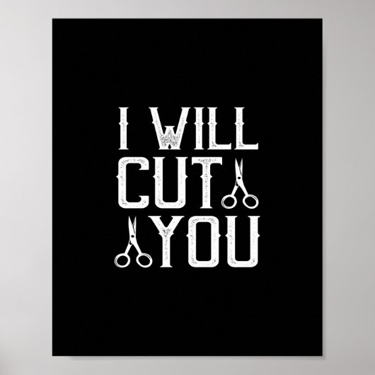 i will cut you ポスター (正面)