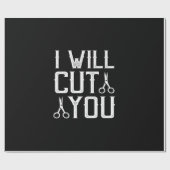 i will cut you ラッピングペーパー (フラット)