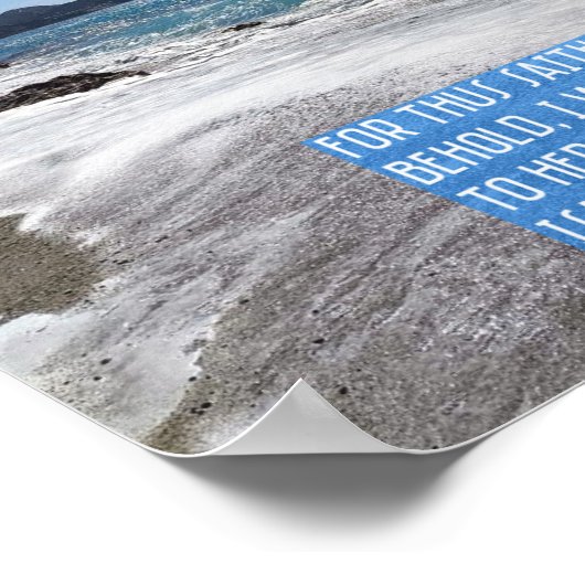 I Will Extend Peace to Her Like A River ポスター (角)