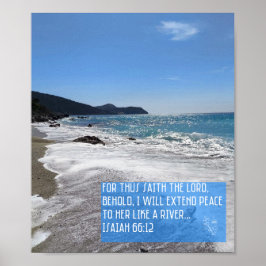 I Will Extend Peace to Her Like A River ポスター