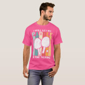 I Will Let My Paddle Do The Talking Ping Pong Tシャツ (正面フル)