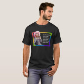 I WILL NOT BUY CLOTHES  DRAG QUEEN GAY PRIDE HUMOR Tシャツ (正面フル)