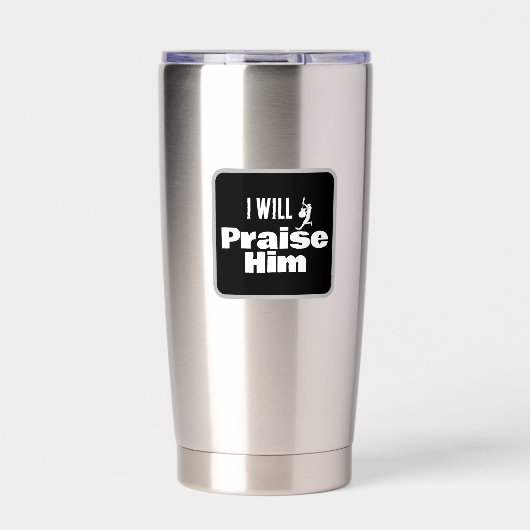 I Will Praise Him, Guitar for the King 保温保冷タンブラー (正面)