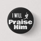 I Will Praise Him, Guitar for the King 缶バッジ (正面)
