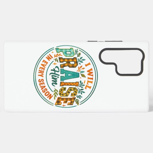 I Will Praise Him....  Samsung Galaxyケース (裏面横)