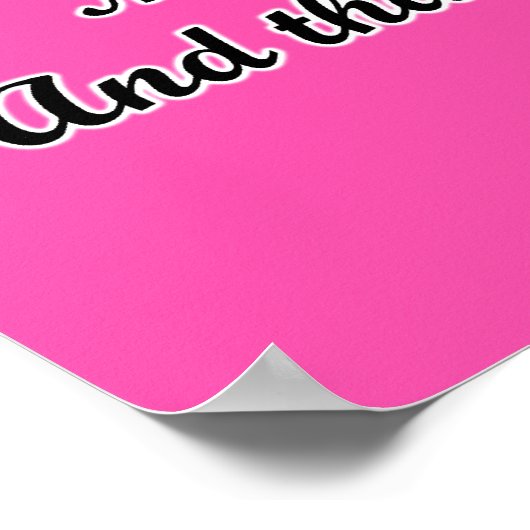 I Will Praise You - Psalm 139:14 Pink Silhouette ポスター (角)