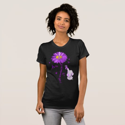 I Will Remember For You Elephant Alzheimer's Aware Tシャツ (正面フル)
