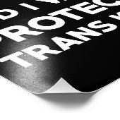 I Will Say Gay And I Will Protect Trans Kids Lgbtq フォトプリント (角)