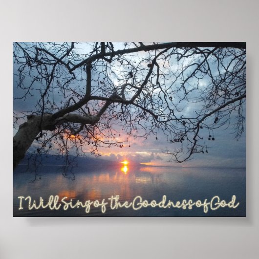 I Will Sing of the Goodness of God ポスター (正面)