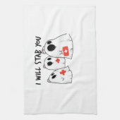 I Will Stab You Ghost Nurse Funny RN Halloween Gho キッチンタオル (縦)