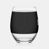 I Will Stab You Ghost Nurse Funny RN Halloween Gho ステムなしワイングラス (右)