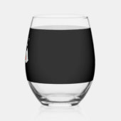 I Will Stab You Ghost Nurse Funny RN Halloween Gho ステムなしワイングラス (左)