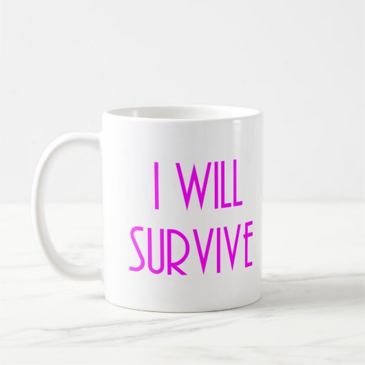 I will survive コーヒーマグカップ (左)