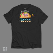 I will Teach for Tacos Teacher Female Music Essent Tシャツ