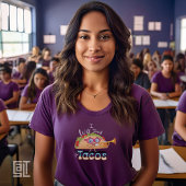 I will Teach for Tacos Teacher Female Music Essent Tシャツ