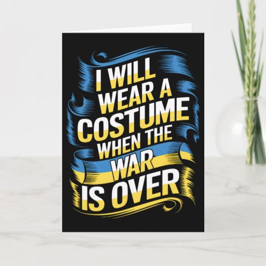 I Will Wear A Costume When The War Is Over  カード (正面)