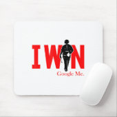I Win Google Me Motivational Confidence Shirt  マウスパッド (マウス)
