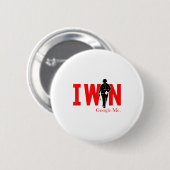 I Win Google Me Motivational Confidence Shirt  缶バッジ (正面&裏面)