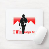 I Win Google Me Motivational Retro Silhouette Shir マウスパッド (マウス)