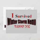 I Winter 生き延び Storm NEMOポストカード ポストカード (正面/裏面)
