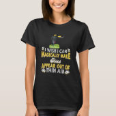 I Wish I Can Magically Make Discs Appear   Frisbee Tシャツ (正面)
