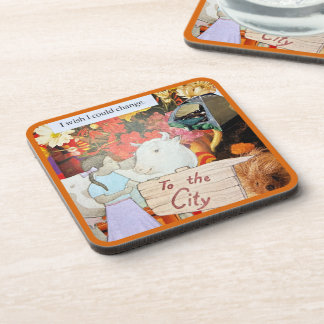 I Wish I Could Change To The City Cow Country Girl コースター