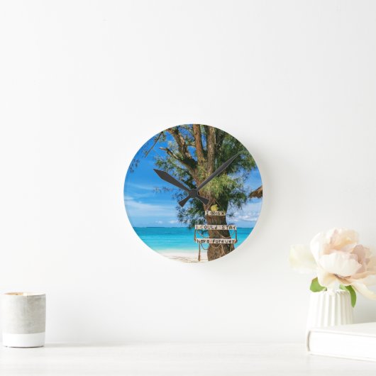 I Wish I Could Stay Here Forever Wall Clock ラウンド壁時計 (ホーム)