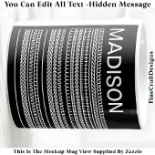 I Wish I Was Crafting & Name Hidden Message 090W コーヒーマグカップ