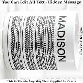 I Wish I Was Painting & Name Hidden Message 091B  コーヒーマグカップ